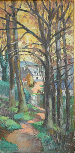 La Grande Vigne Chemin Sous Les Grands Arbres — Yvonne Jean Haffen