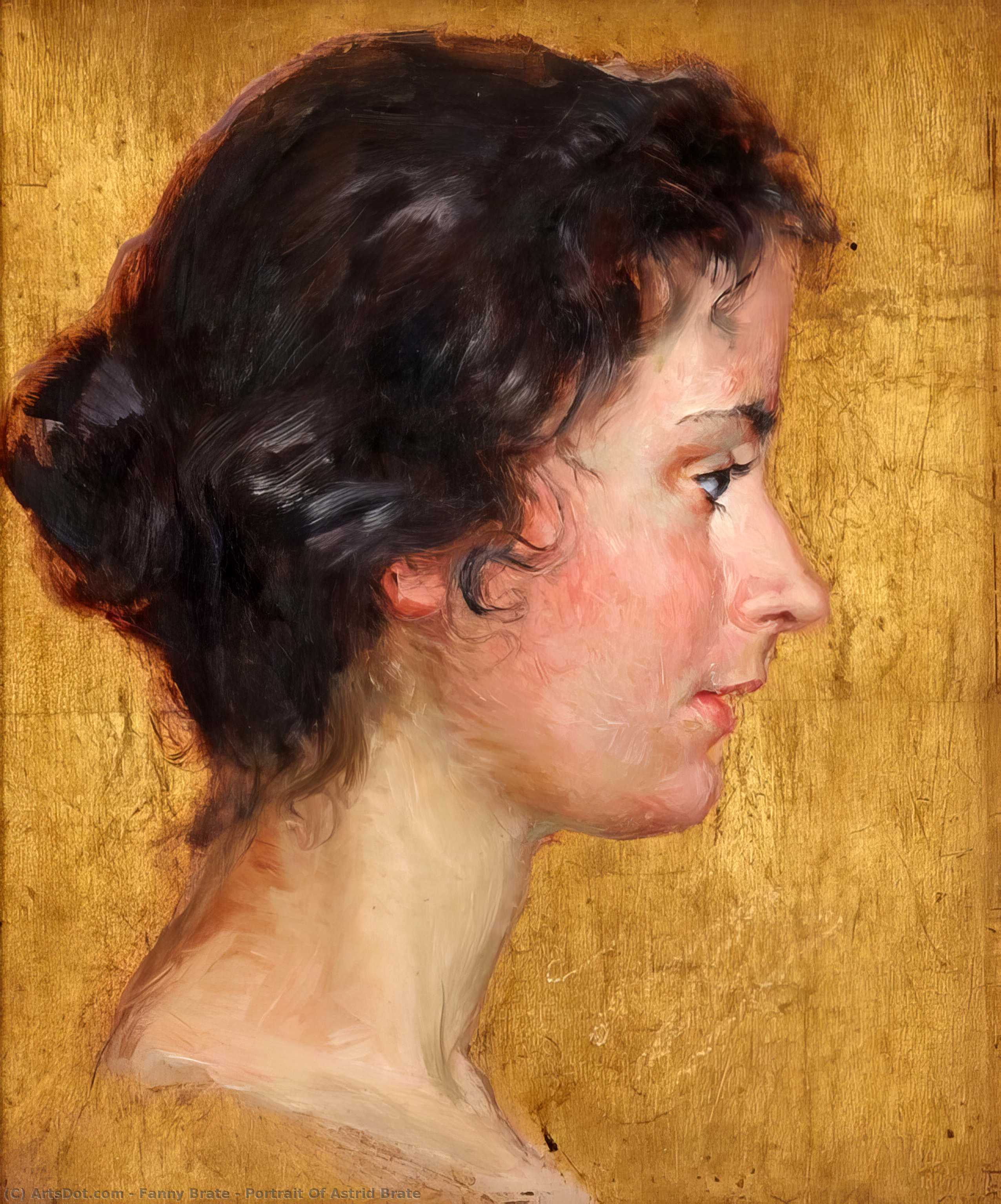 Portrait Of Astrid Brate — Fanny Brate