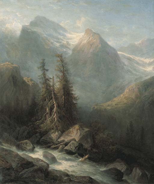 Paysage De Montagnes — Francois Diday