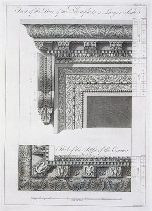 Part Of The Door Of The Temple, From 'ruins Of The — Robert Adam