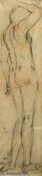 Eune Femme Nue De Dos — Léonard Tsuguharu Foujita