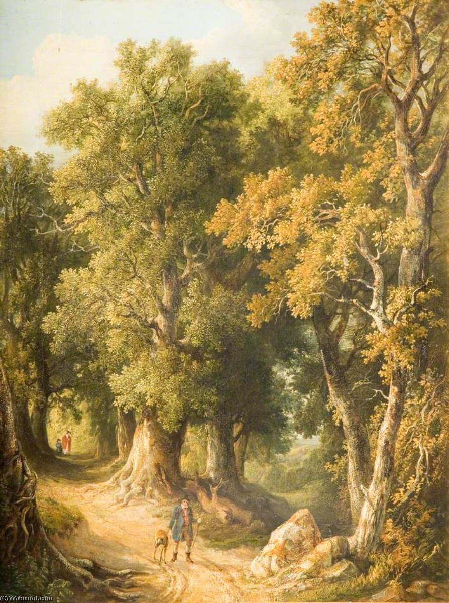 An Oak Glade — Robert Ladbrooke