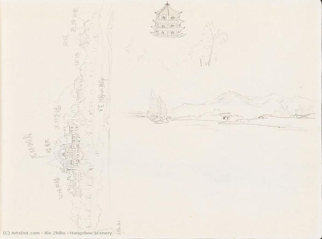 Hangzhou Scenery — Xie Zhiliu
