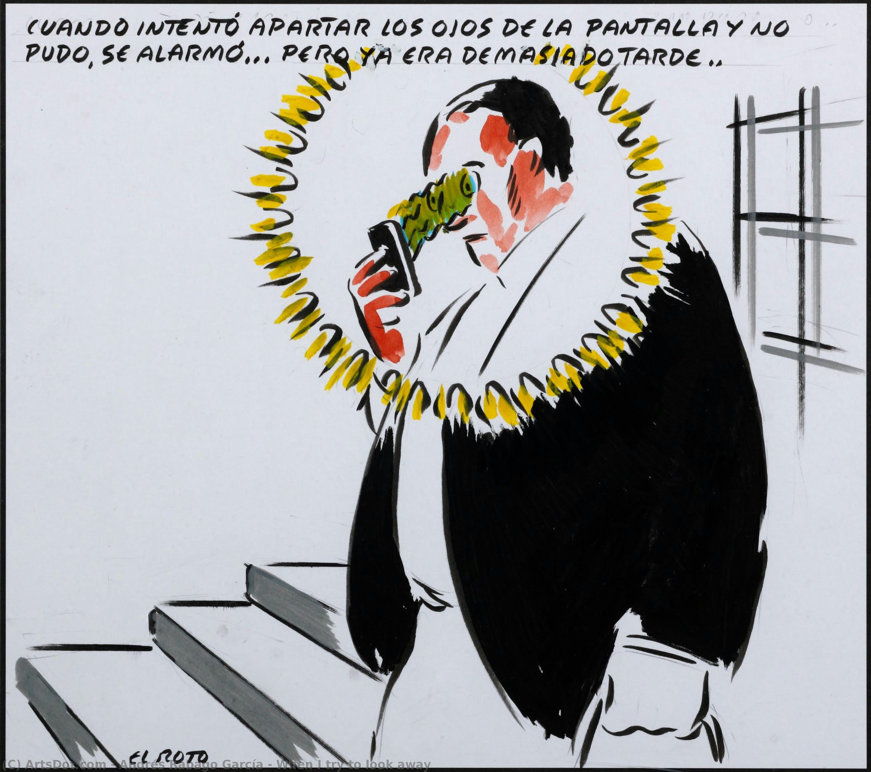 When I Try To Look Away — Andrés Rábago García