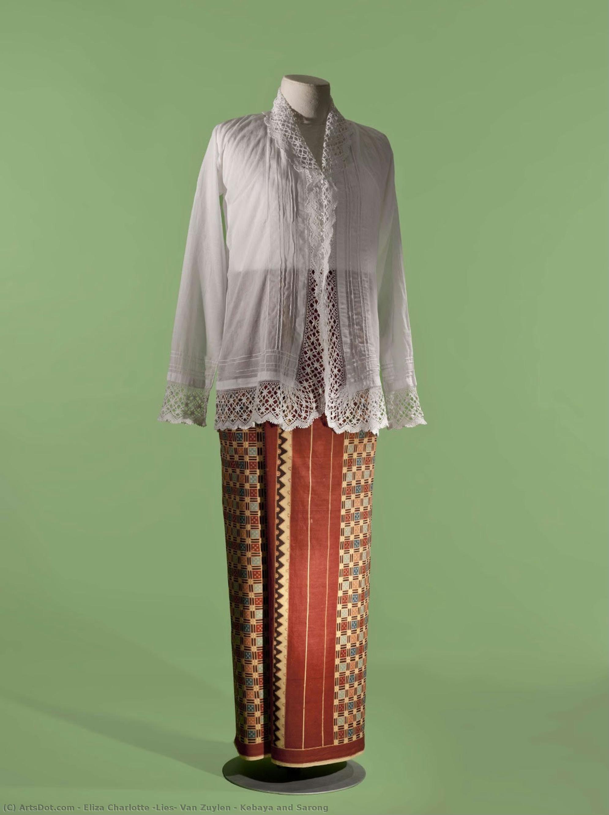 Kebaya And Sarong — Eliza Charlotte (lies) Van Zuylen
