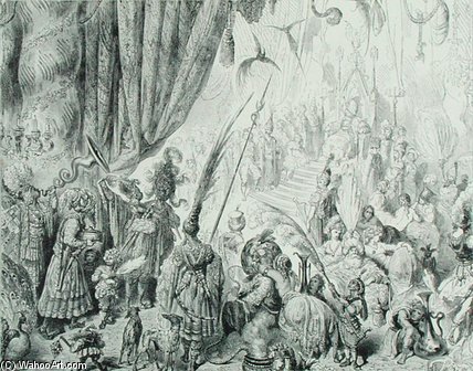 The Court Of The King Of Serendib — Paul Gustave Doré