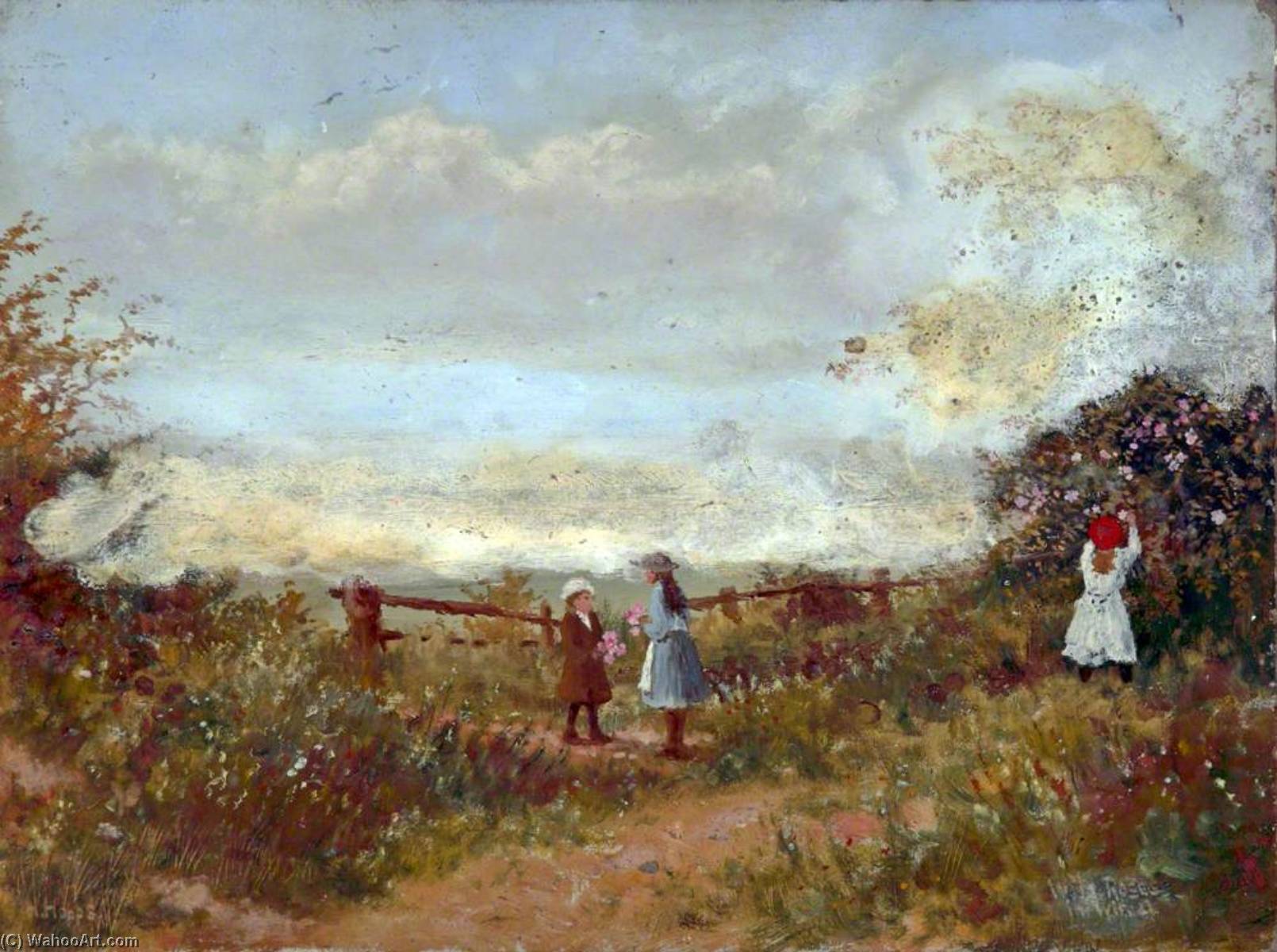 Wild Roses On The Wirral — Harold Hopps