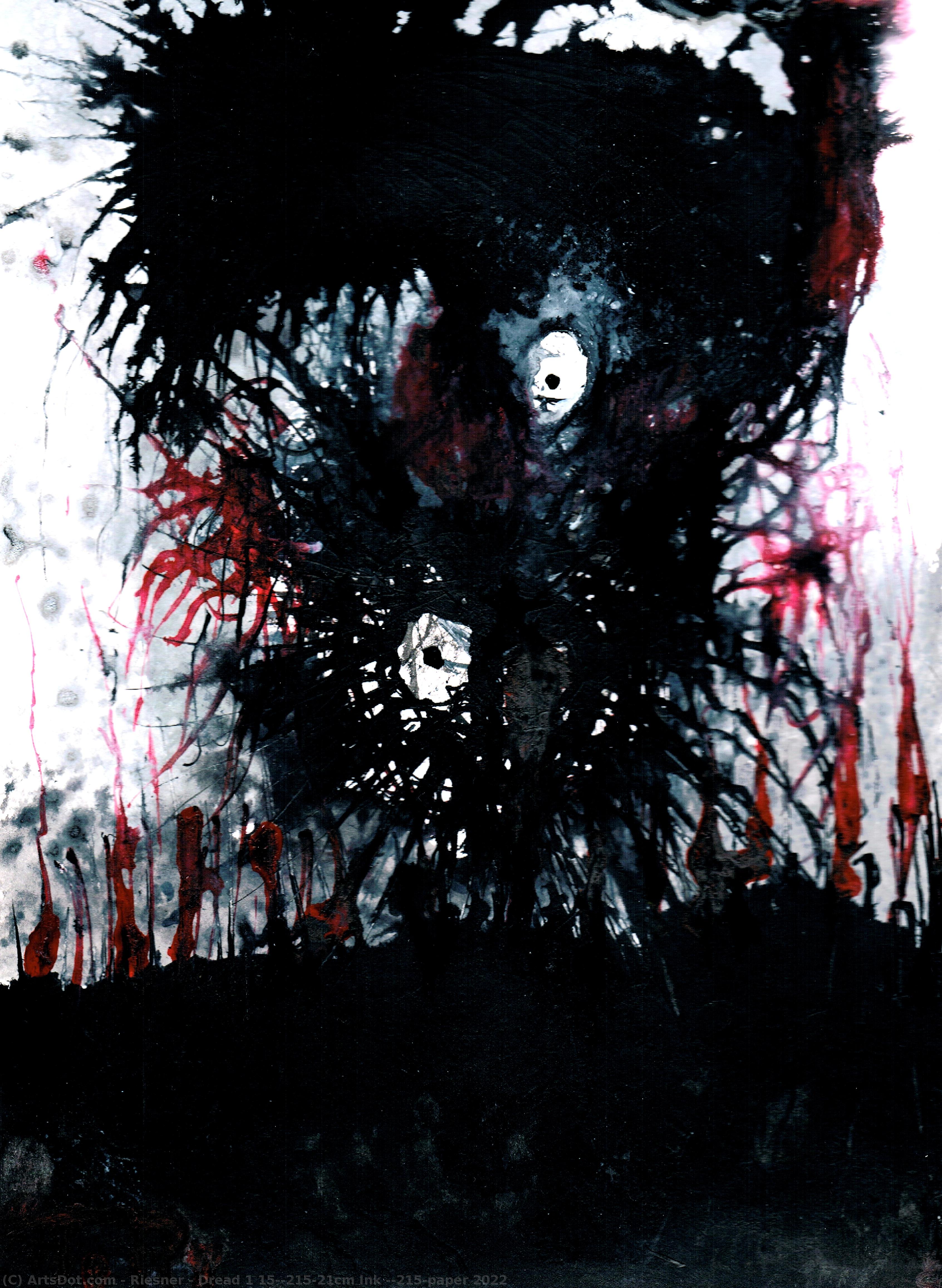 Dread 1 15×21cm Ink ×paper 2022 — Thomas Riesner