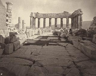 Interior Of The Parthenon, Taken From The Western Gate — William James Stillman