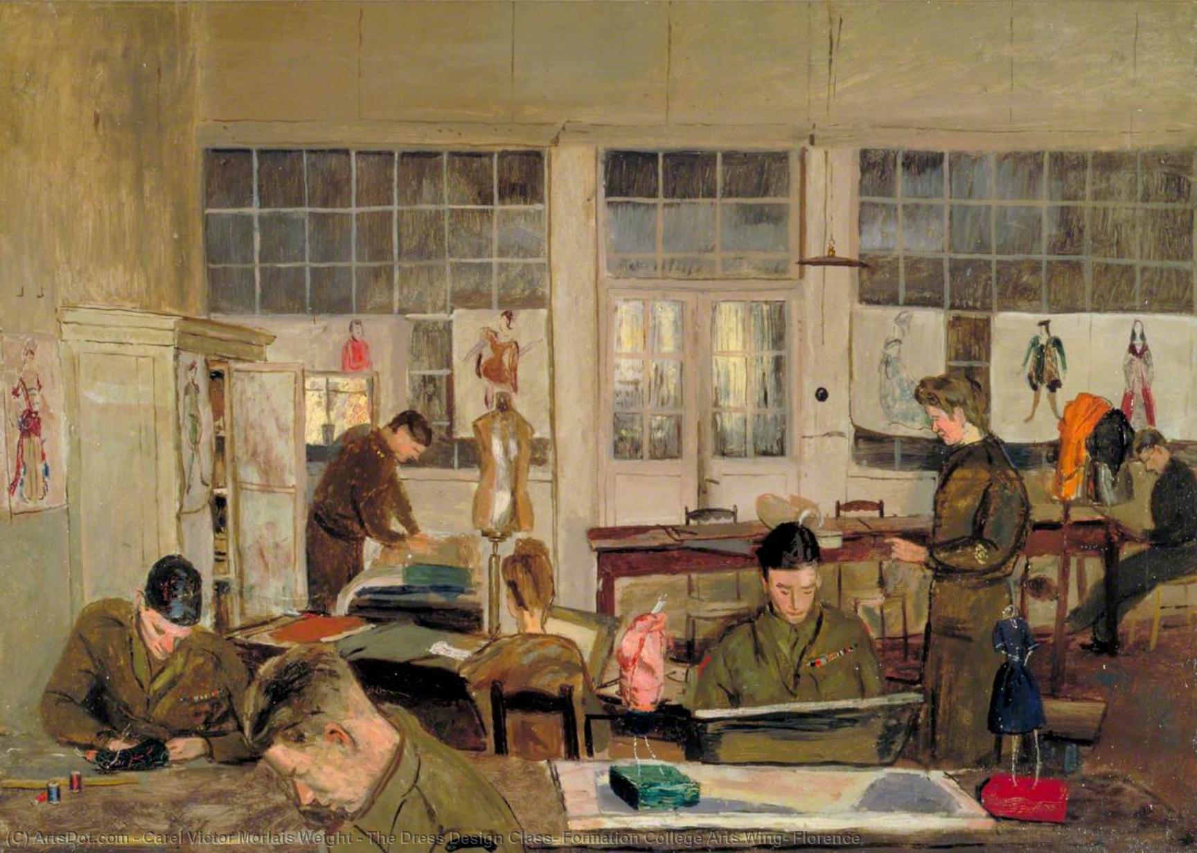 The Dress Design Class, Formation College Arts Wing, Florence — Carel Victor Morlais Weight
