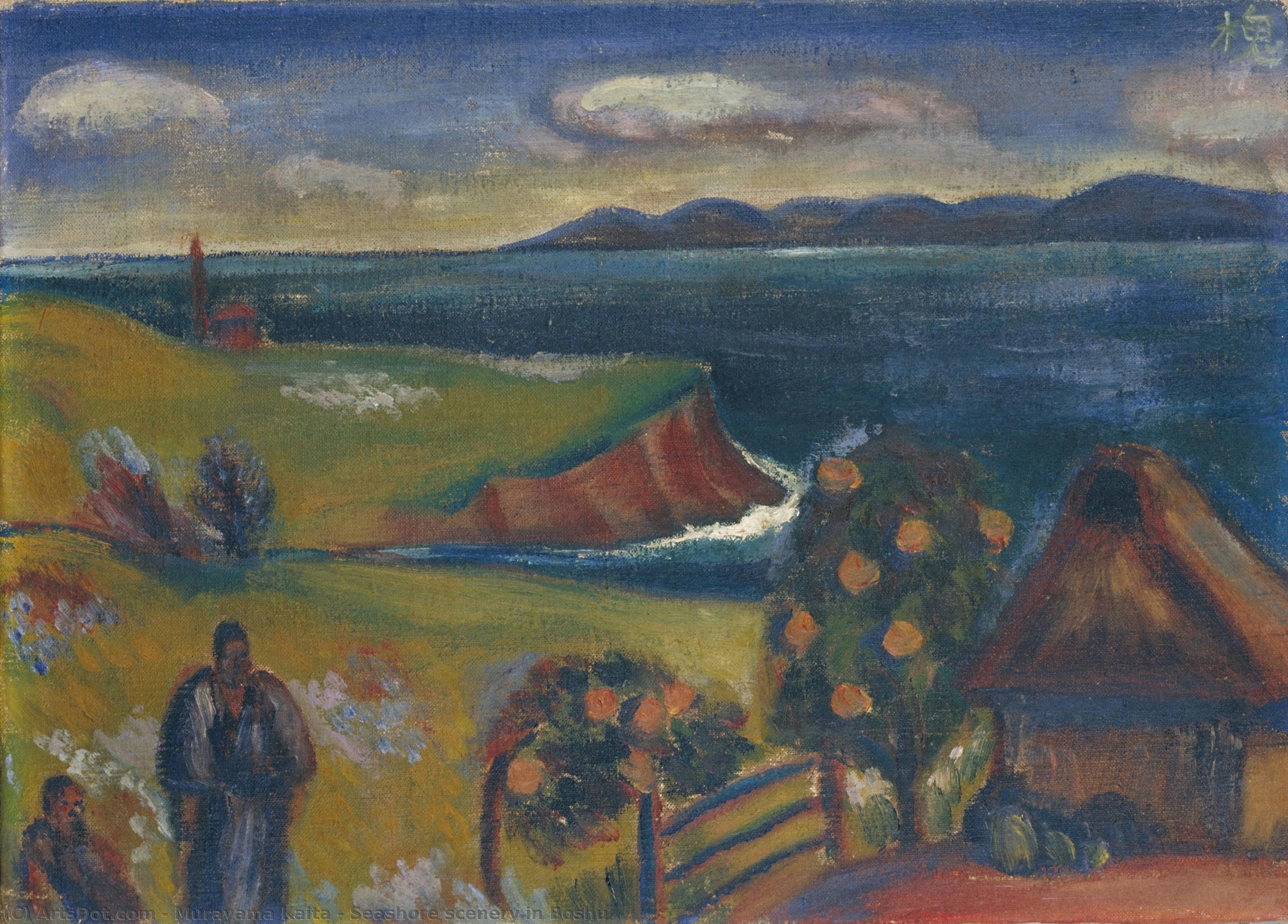 Seashore Scenery In Boshu — Murayama Kaita
