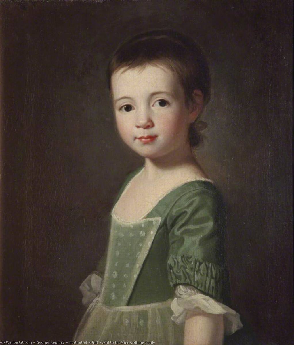 Portrait Of A Girl (said To Be Miss Collingwood) — George Romney