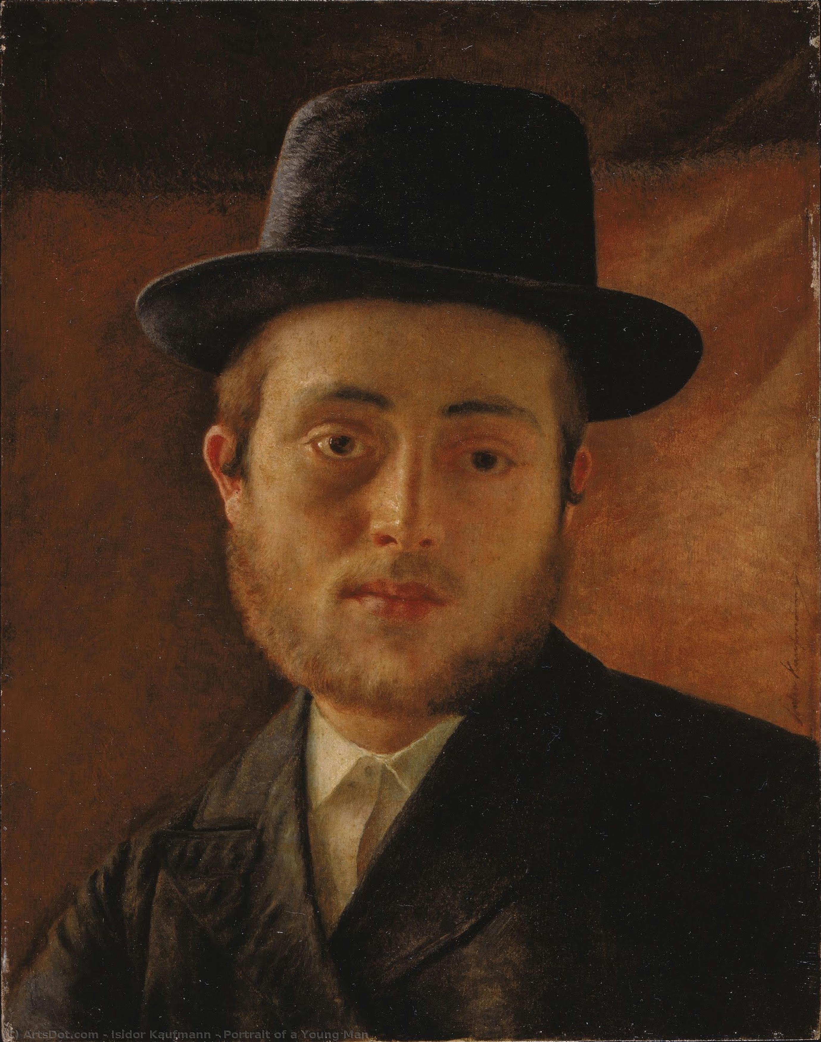 Portrait Of A Young Man — Isidor Kaufmann