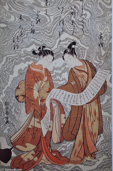 Kanzan And Jittoku — Suzuki Harunobu