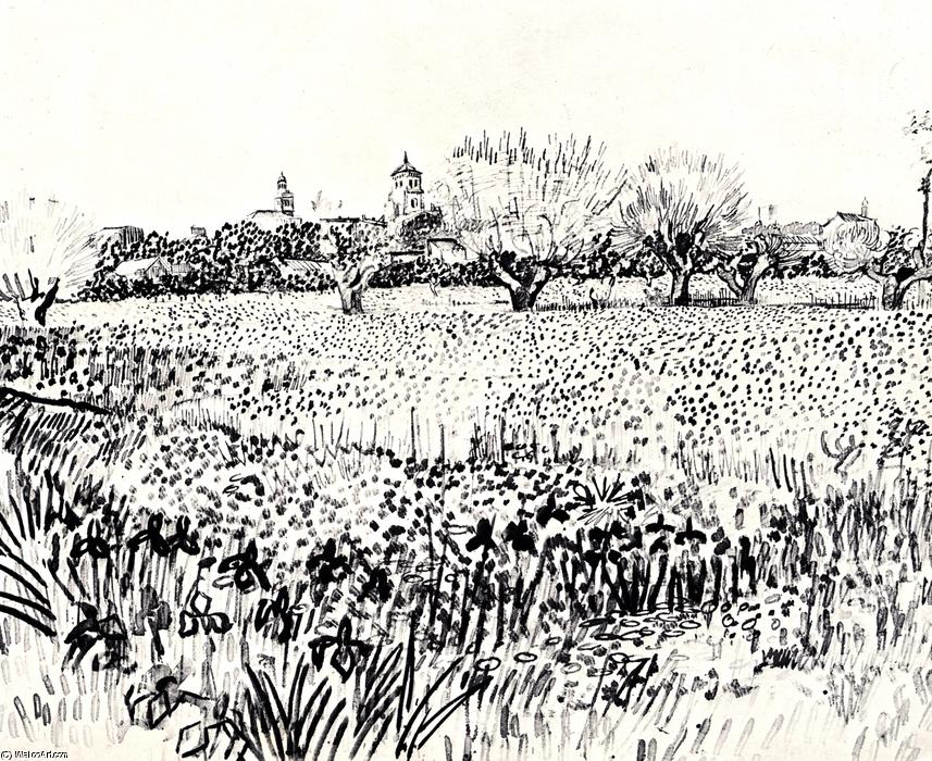 Field With Flowers — Vincent Willem Van Gogh