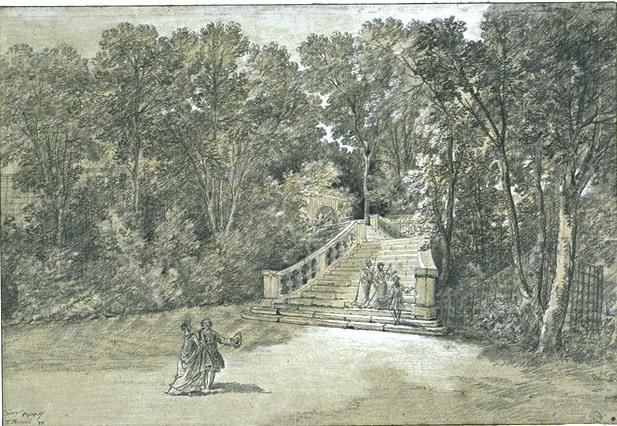View Of The Arcueil Park 3 — Jean-baptiste Oudry