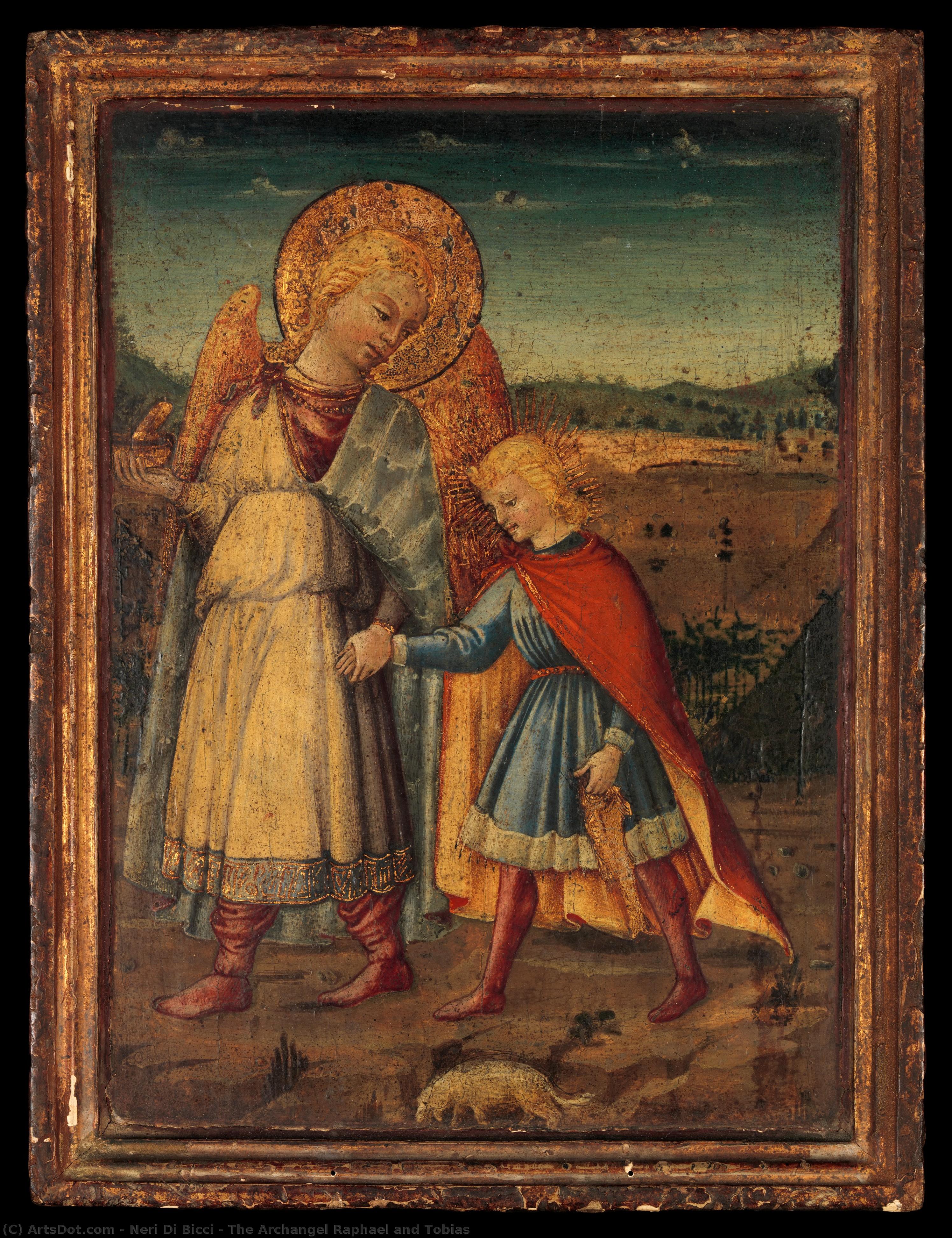 The Archangel Raphael And Tobias — Neri Di Bicci