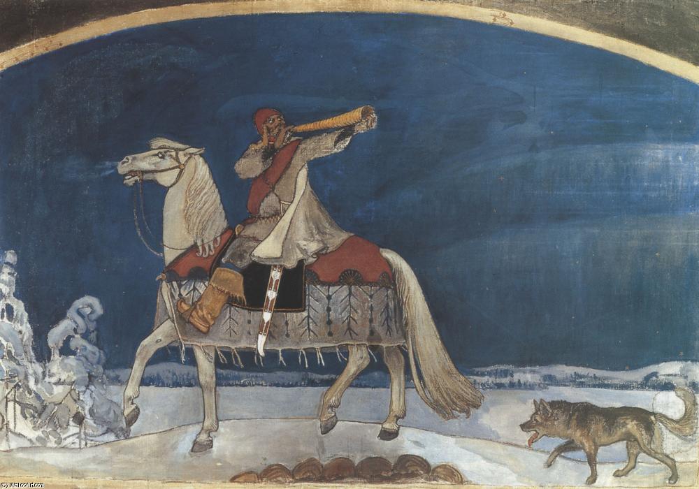 Kullervo Rides To War — Akseli Gallen-kallela