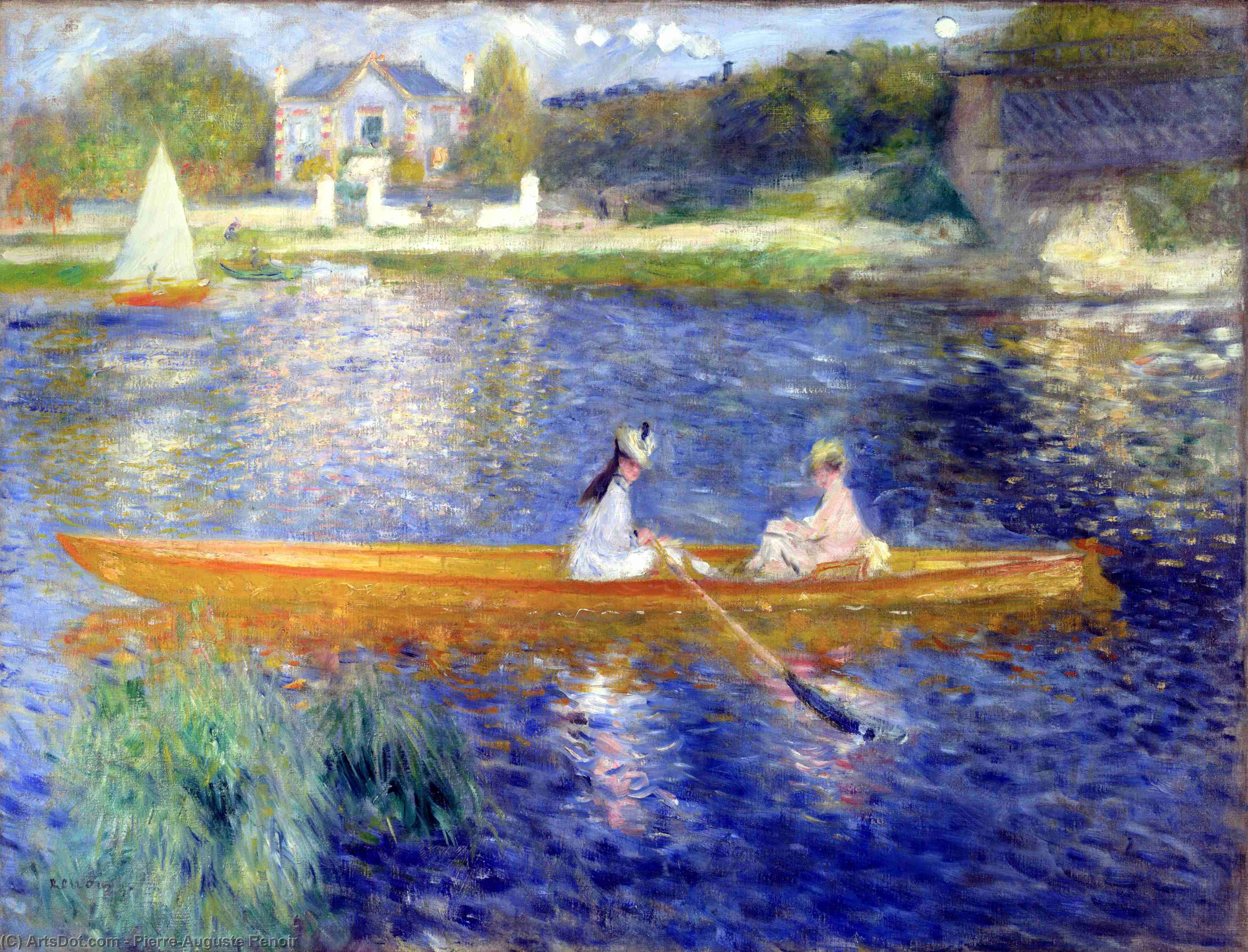 The Seine At Asnieres (also Known As The Skiff) — Pierre-auguste Renoir