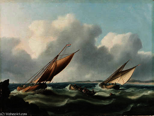 Dutch Fishing Boats Off The Coast — Tomas Batervort
