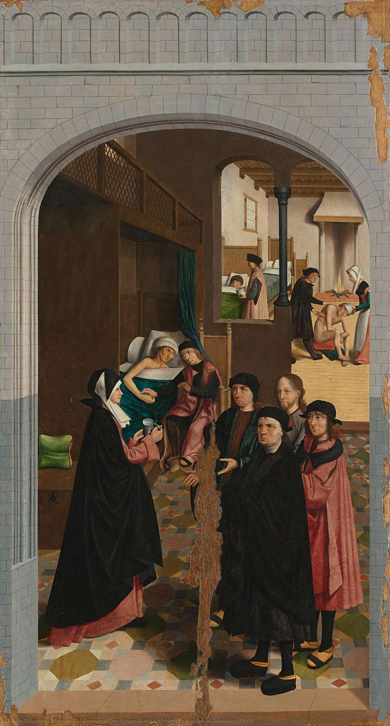 The Seven Works Of Mercy, Master Of Alkmaar, 1504 — Master Of Alkmaar