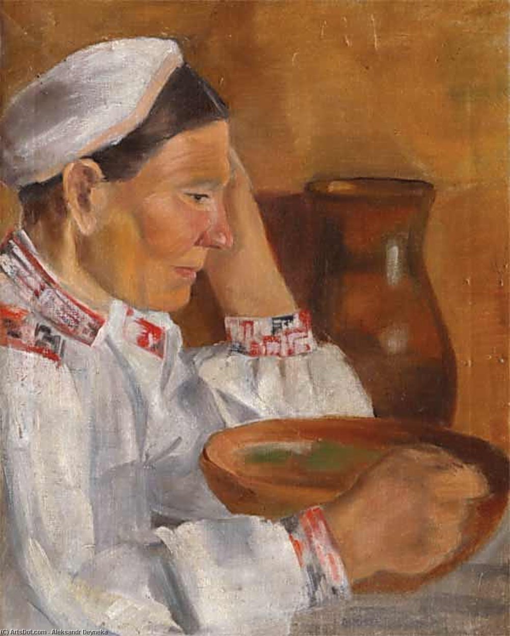 Portrait Of Mother — Aleksandr Deyneka