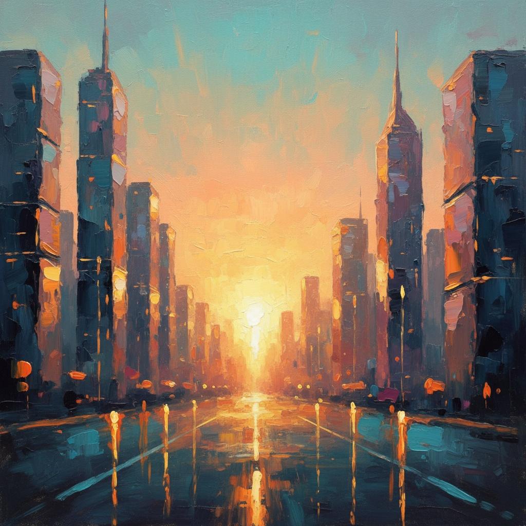 Eternal Radiance: A Monumental Vision Of Light Through Urban Silhouettes — Christian Noiret
