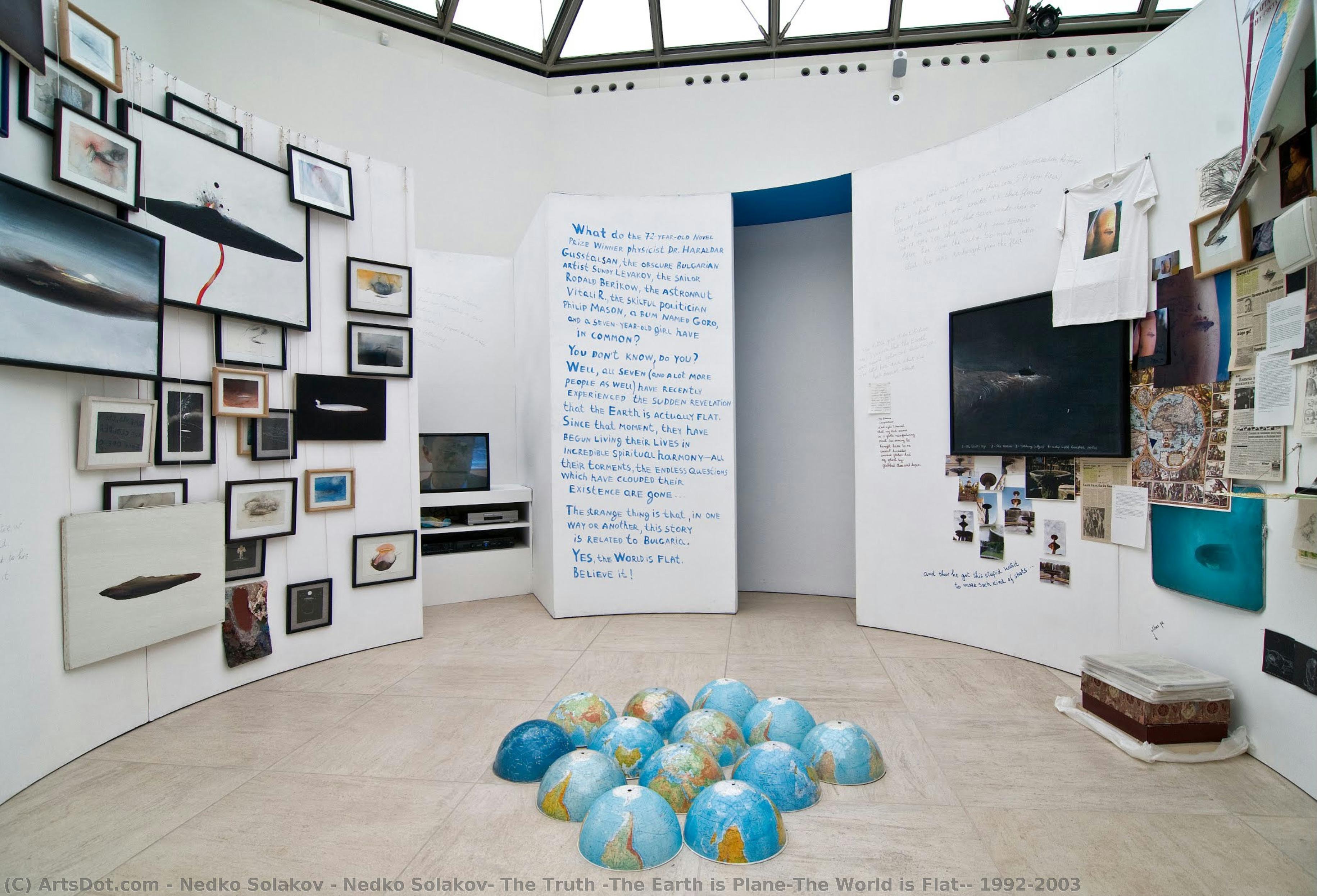 Nedko Solakov: The Truth (the Earth Is Plane,the World Is Flat), 1992-2003 — Nedko Solakov
