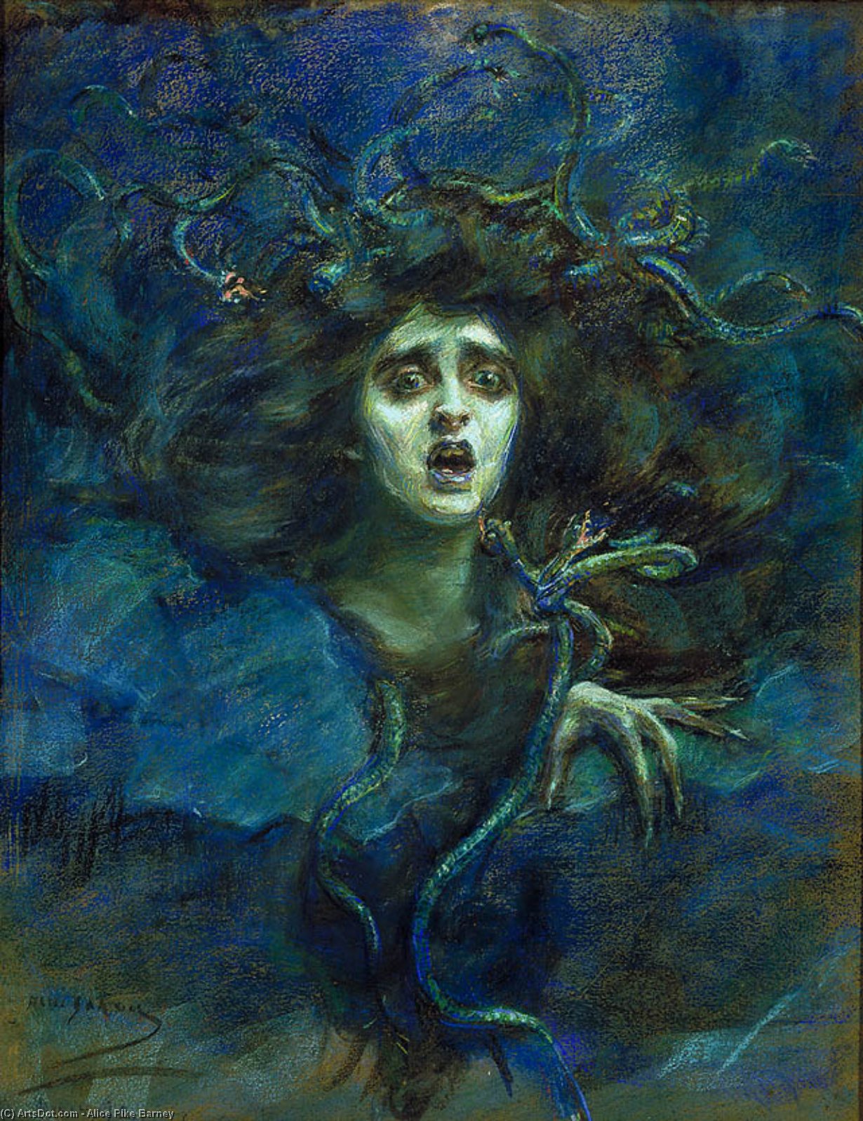 Medusa (also Known As Laura Dreyfus Barney) — Alice Pike Barney