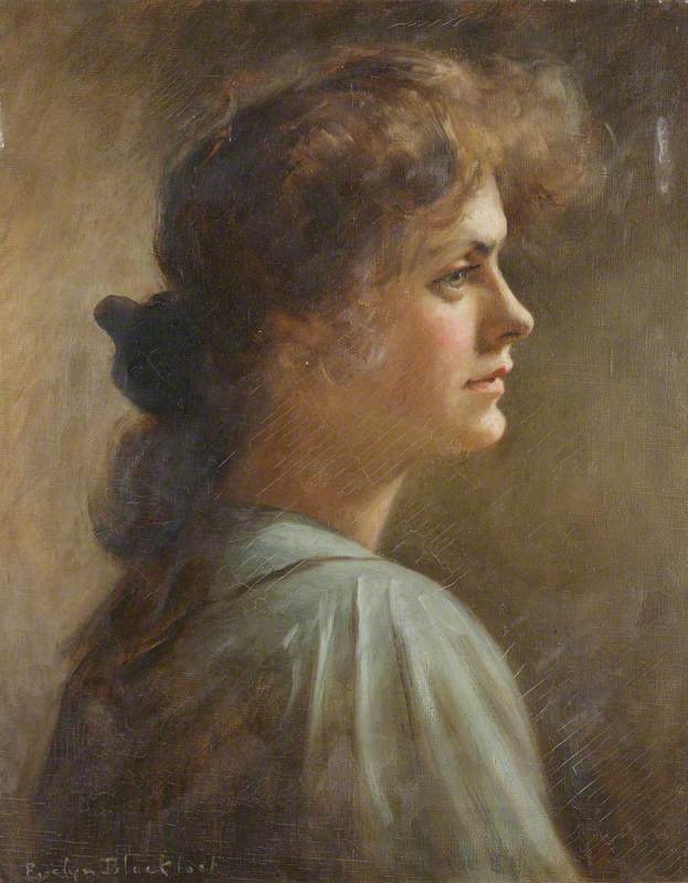 Portrait Of An Unknown Young Woman (olive Mary Wolryche Whitmore, 1879–1969, Later Mrs Hamilton Russell ) — Evelyn Blacklock