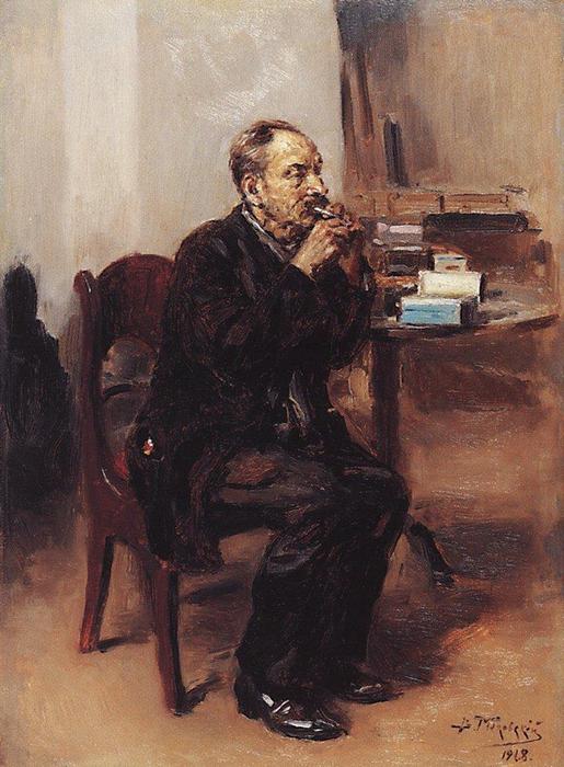 Tobacco Taster — Vladimir Yegorovich Makovsky