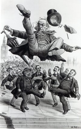 Gladstone Being Kicked Out Of Parliament — Tom Merry (william Mecham)