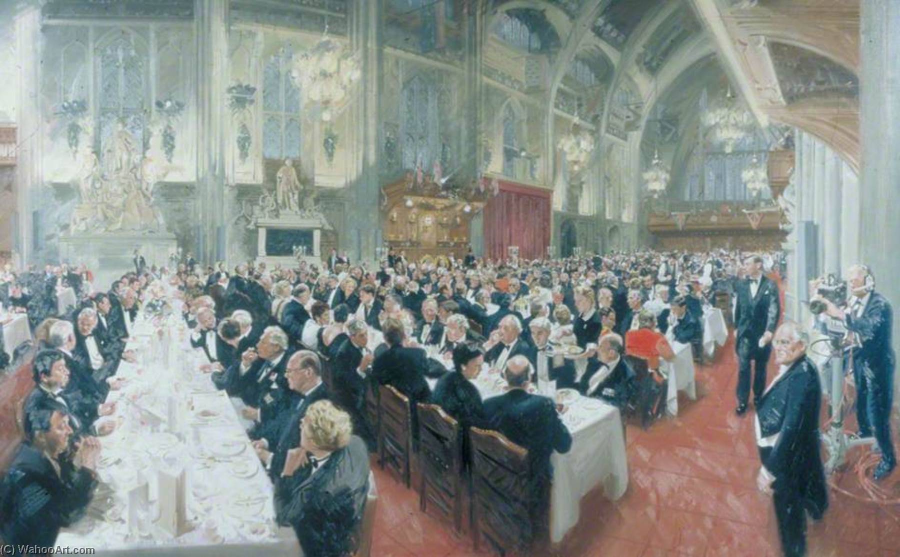 Ve Day Fiftieth Anniversary Luncheon In The Guildhall, London — Andrew Festing