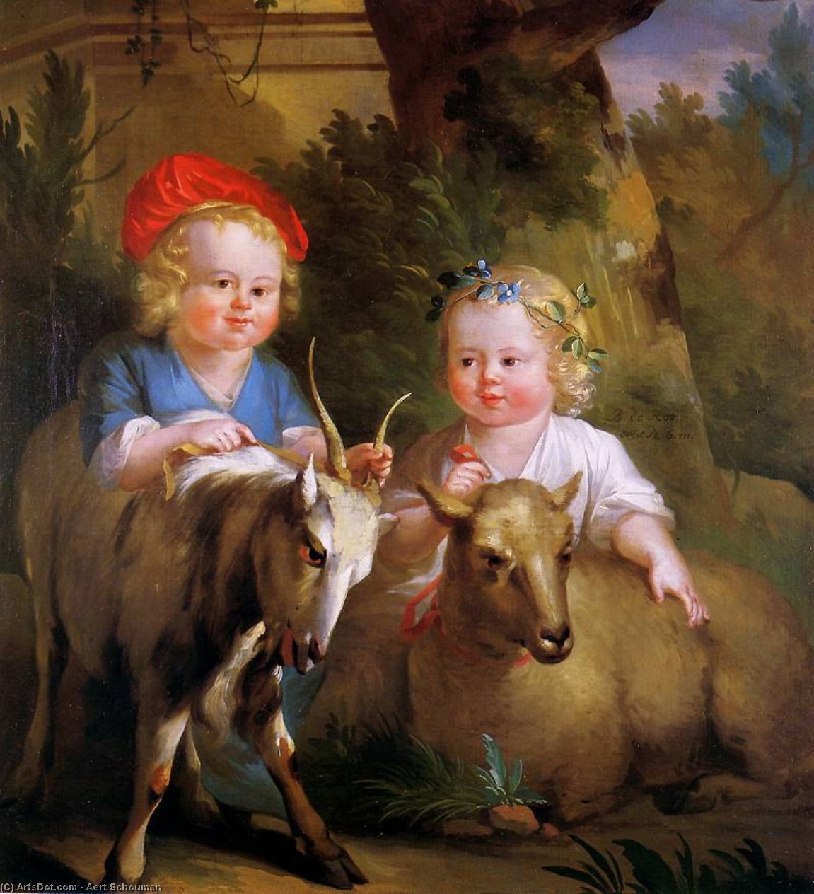 Johan And Boudewijn De Roo Sun — Aert Schouman