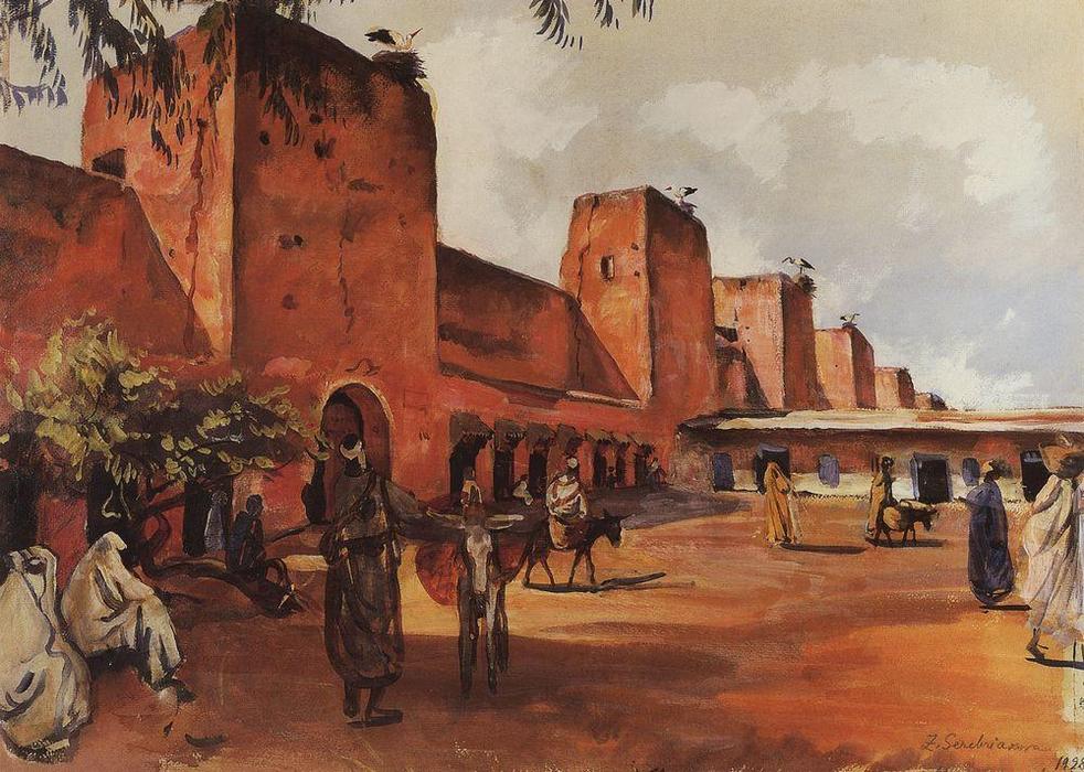 Marrakech. The Walls And Towers Of The City — Zinaida Serebriakova
