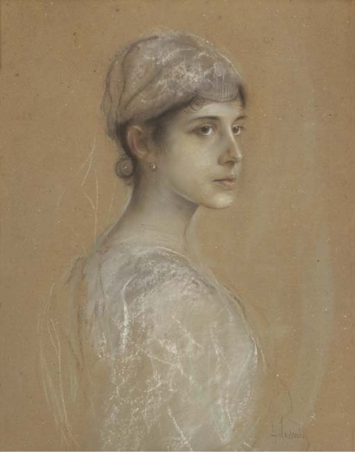 Dorothée De Talleyrand-périgord, Princesse De Fürstenberg, En Jeune Mariée — Franz Seraph Von Lenbach