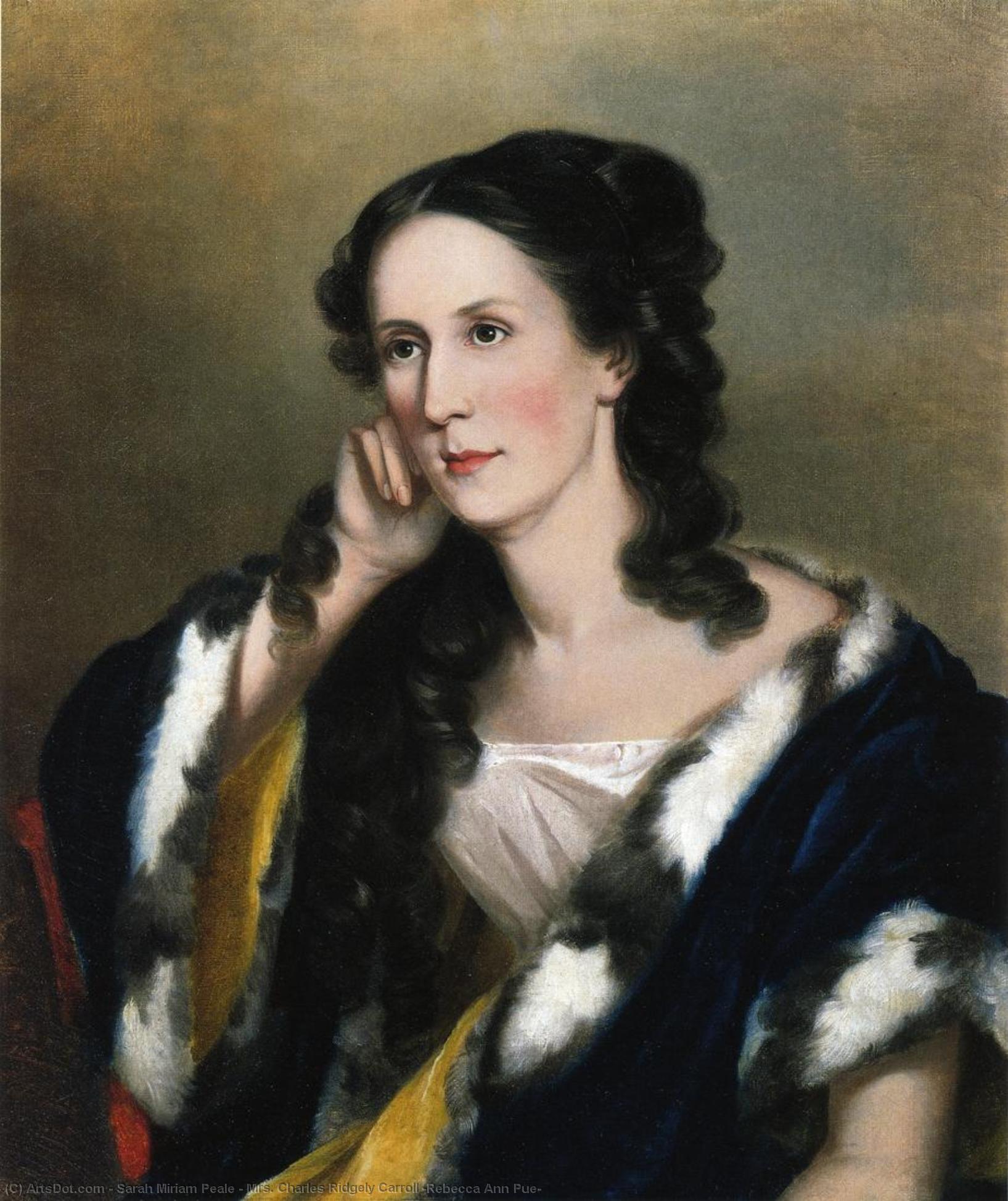 Mrs. Charles Ridgely Carroll (rebecca Ann Pue) — Sarah Miriam Peale