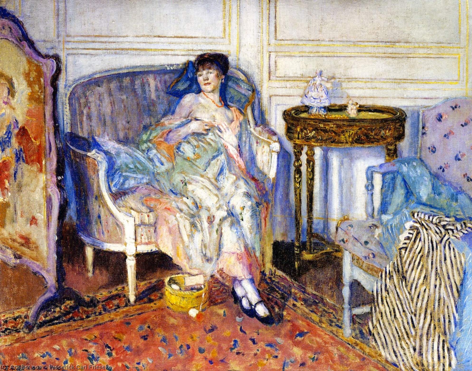 In The Boudoir — Frederick Carl Frieseke