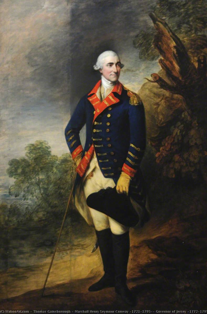 Marshall Henry Seymour Conway (1721–1795), Governor Of Jersey (1772–1795) — Thomas Gainsborough