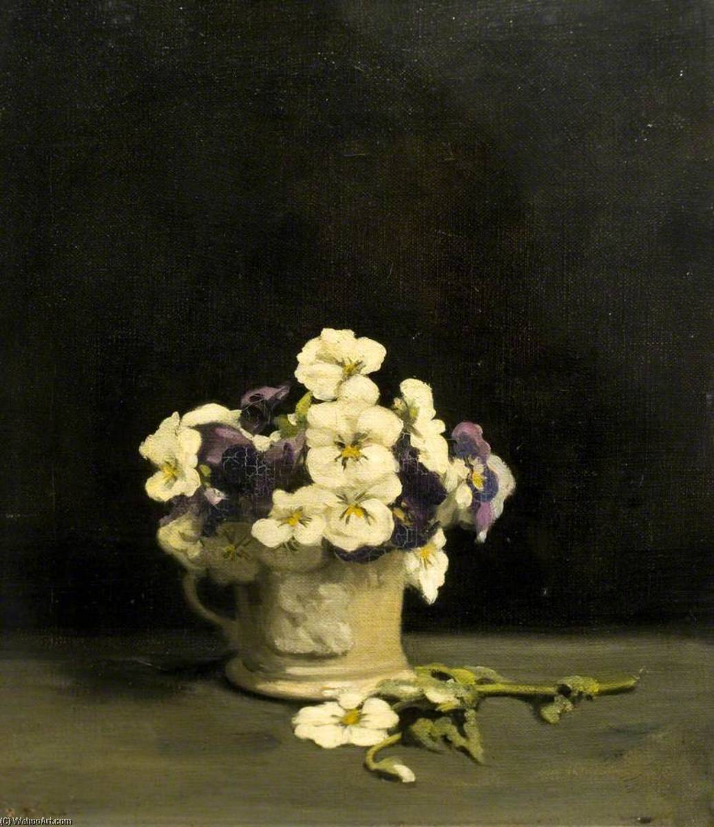 Violas In A Mug — Ethel Susan Graham Bristowe