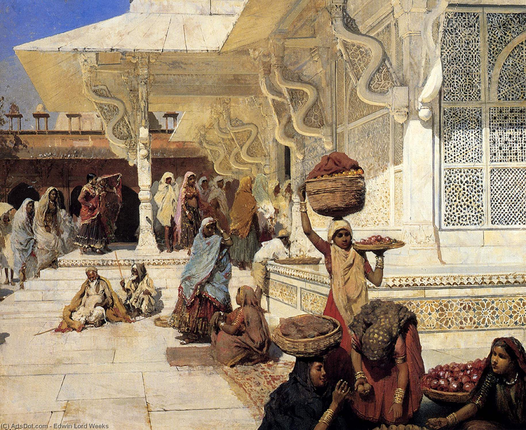 Festival At Fatehpur Sikri — Edwin Lord Weeks