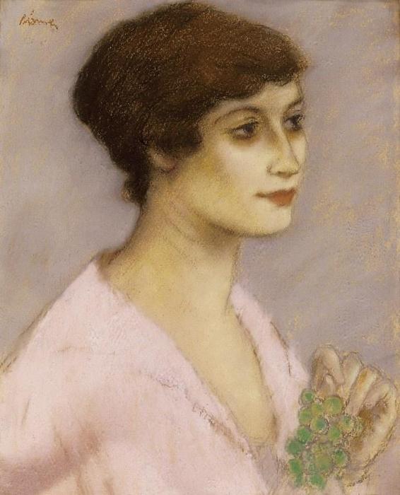 Woman With Grapes — József Rippl-rónai