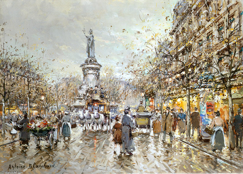 Place De La Republique — Antoine Blanchard (marcel Masson)