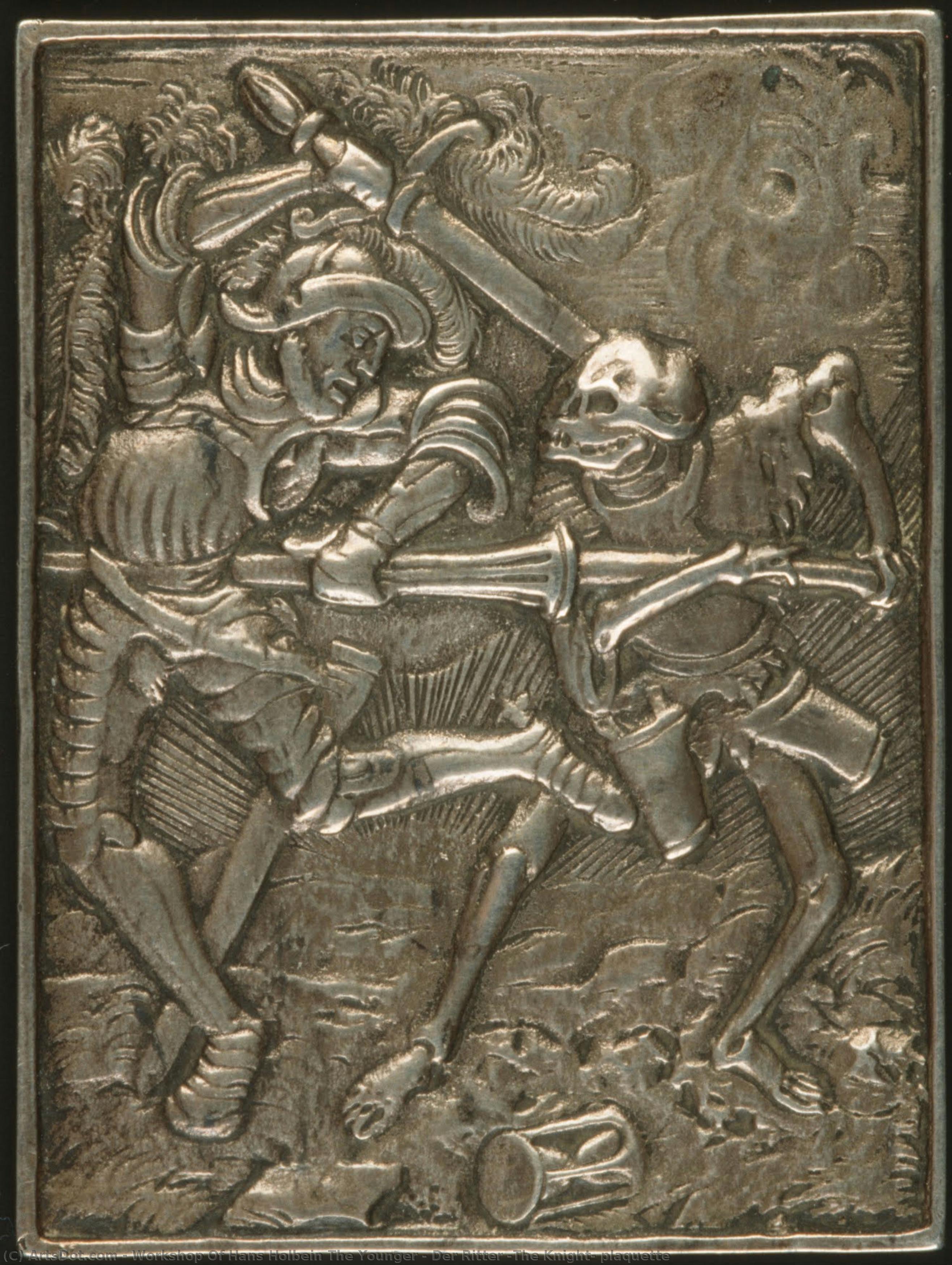 Der Ritter (the Knight) Plaquette — Workshop Of Hans Holbein The Younger
