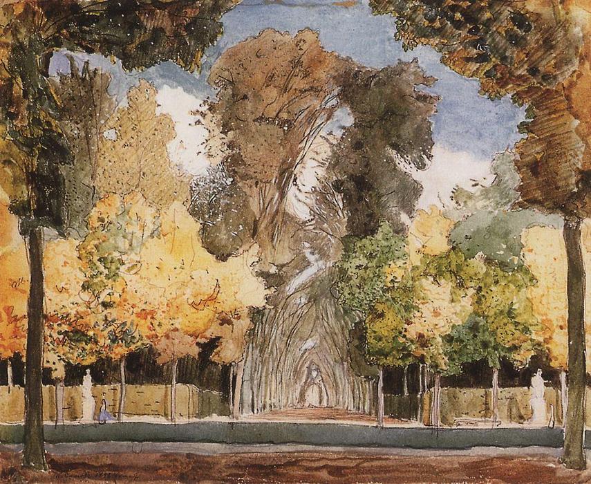Versailles Park In Autumn — Konstantin Andreevic Somov