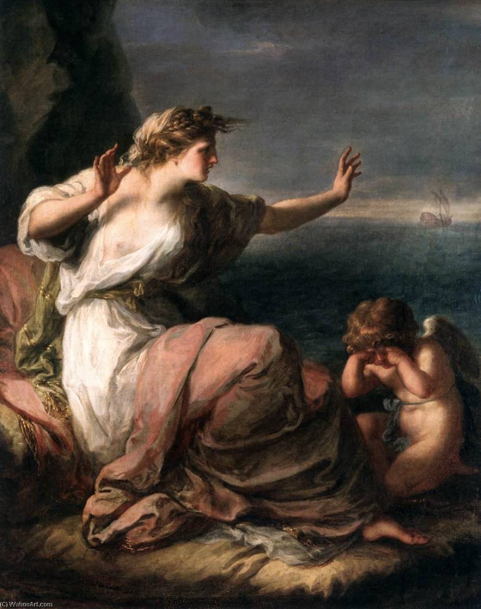 Ariadne Abandoned By Theseus On Naxos — Angelica Kauffmann (maria Anna Angelika)