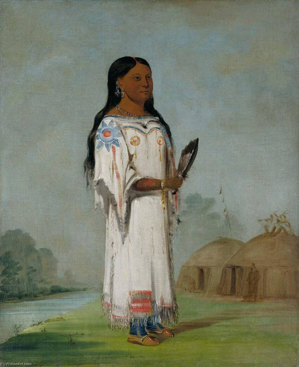 Seet Sé Be A, Midday Sun, A Pretty Girl — George Catlin