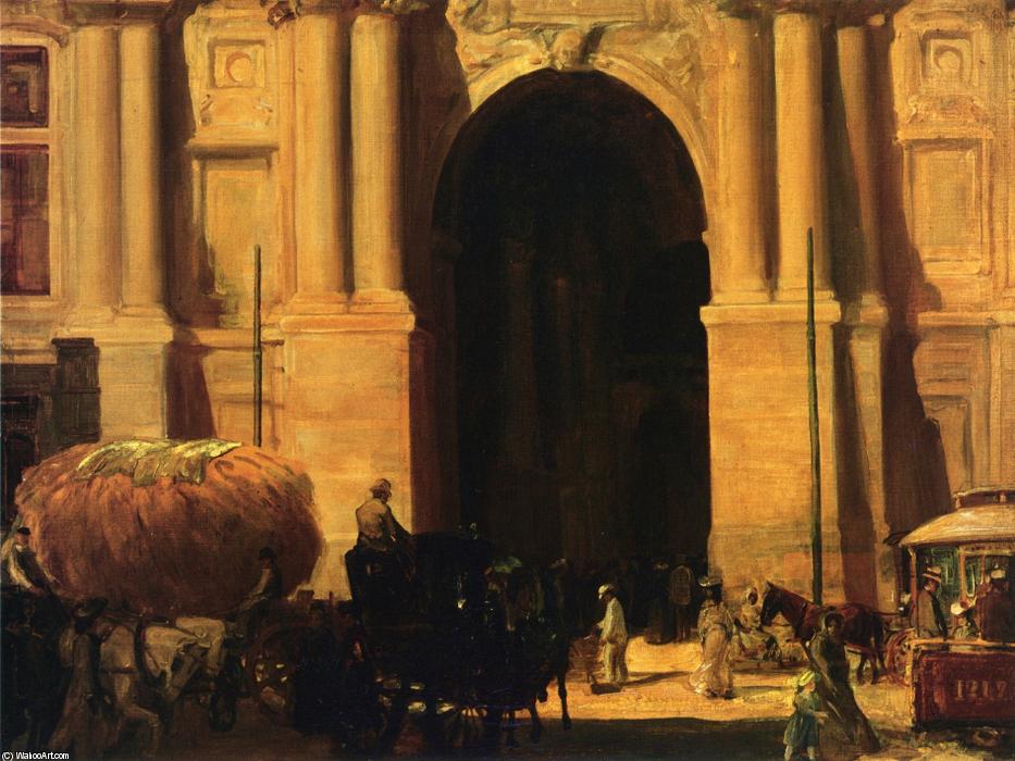 East Entrance, City Hall, Philadelphia — John French Sloan