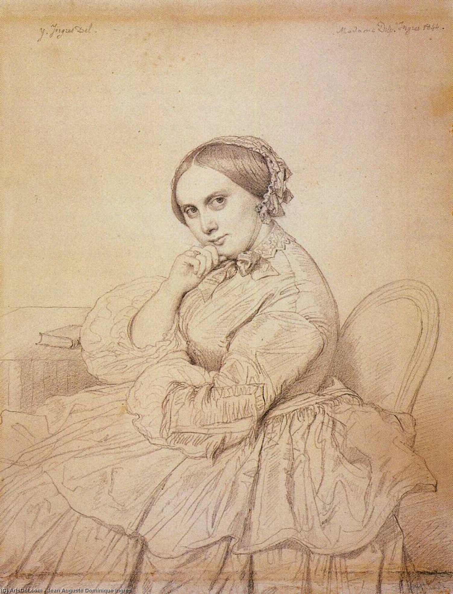 Madame Jean Auguste Dominique Ingres Born Delphine Ramel — Jean-auguste-dominique Ingres
