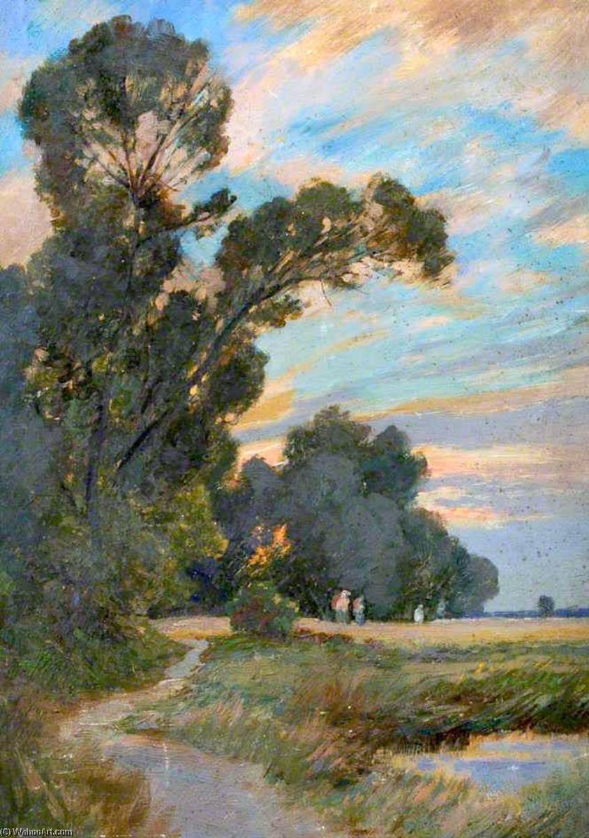 Marshland On The Edge Of The Wood — William Herbert Allen